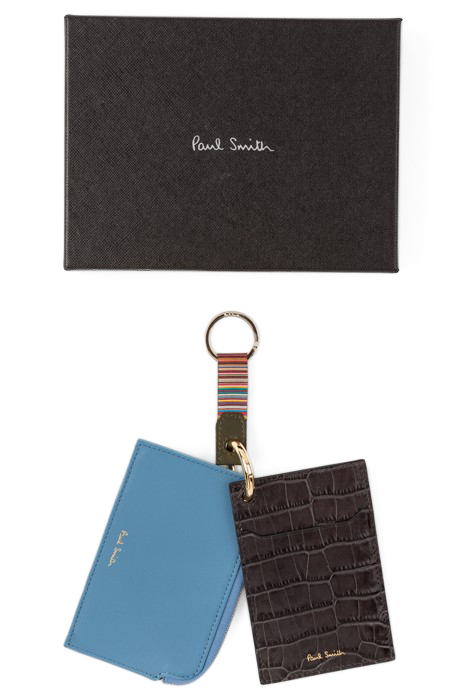 MEN WALLET TRIO CLIP ZIP LIGHT BLUE 5