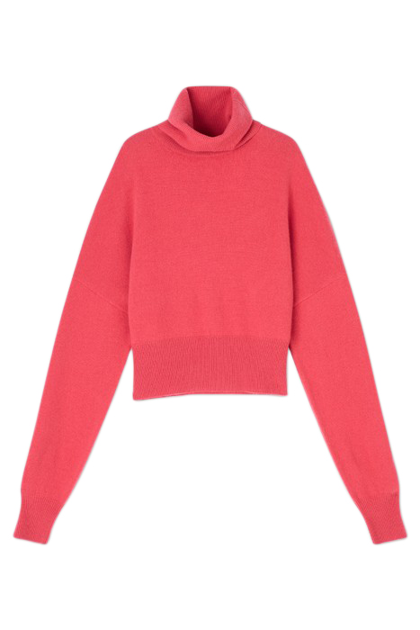 ISLA COCOON KNITTED SWEATER LIPSTICK PINK 4