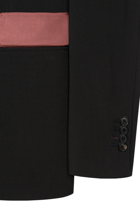 GENTS TAILORED FIT 2BTN JKT BLACK 4