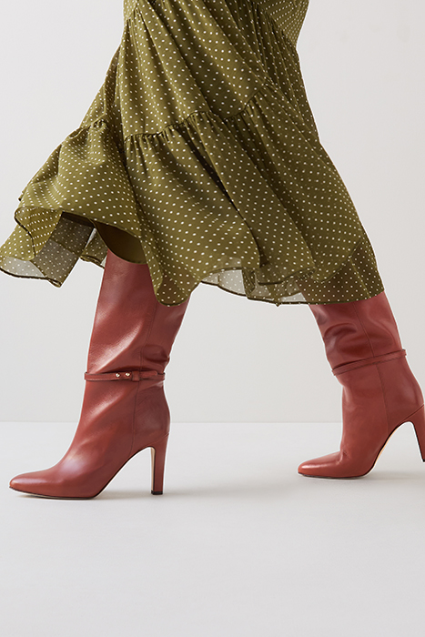 CATERINA STILETTO BOOTS LIGHT BROWN 2