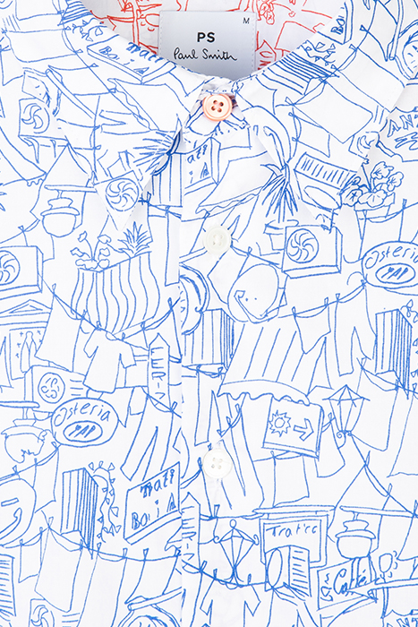 MENS LS TAILORED FIT SHIRT BLUE 5