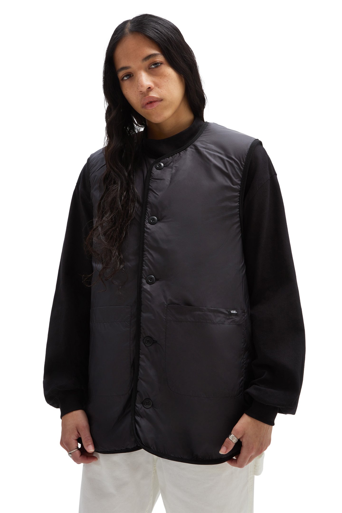 MASON REVERSIBLE VEST DIGITAL DEMENTIA BLACK 3