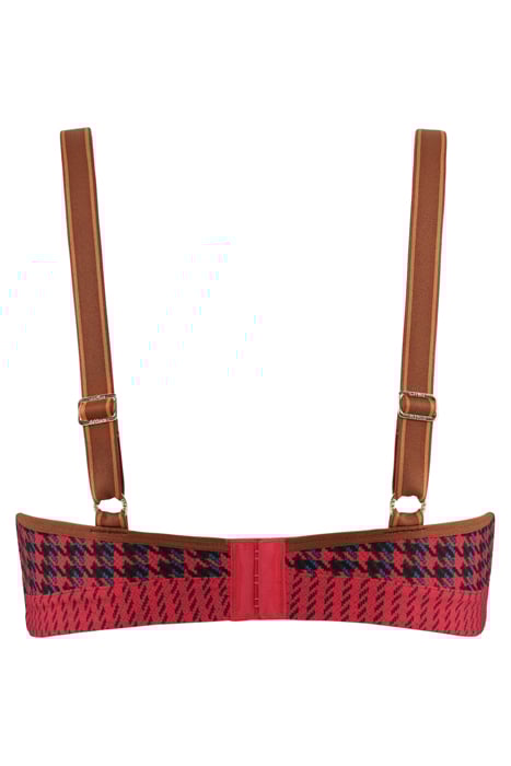 ARASAID RED PIED DE POULE 4