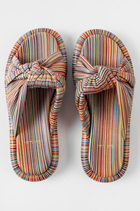 WOMENS SHOE LOTUS MULTI STRIPE MULTI COLOURED 3