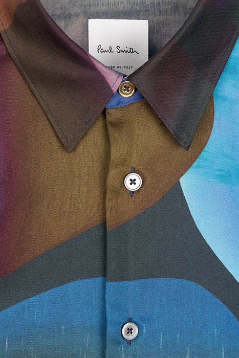 MENS S/C REGULAR FIT SHIRT NAVY 2