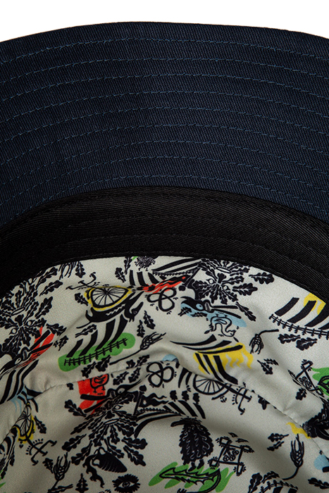 MEN HAT PS EMB BUCKET NAVY 4