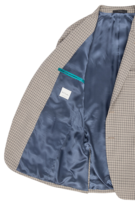 MENS SLIM FIT 2 BTN JACKET CREAM 2