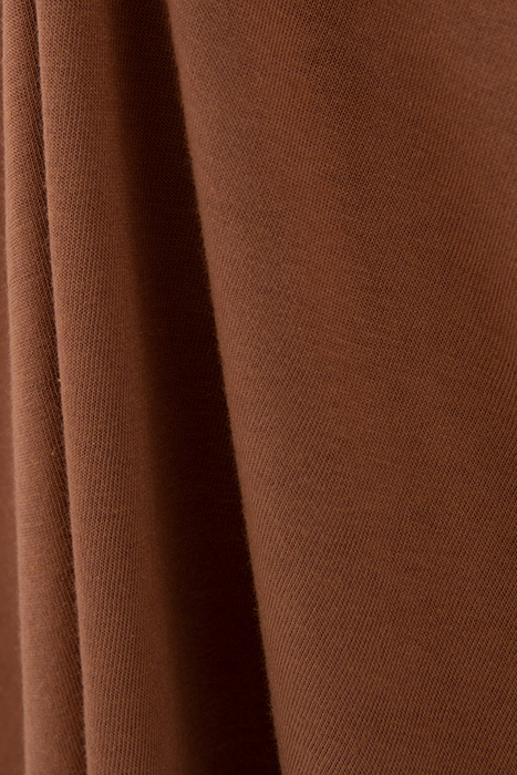 COGNAC COTTON MODAL BLEND POLO SHIRT 5