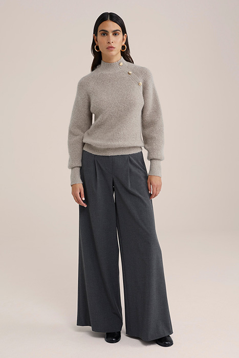 KNITTED PULLOVER BEIGE 3