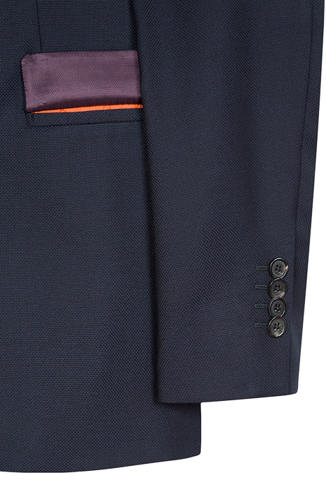 GENTS SLIM FIT 2 BTN JACKET NAVY 3