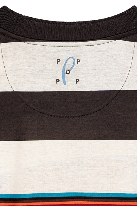 MENS POP LS STRIPE TSHIRT OFF WHITE 3