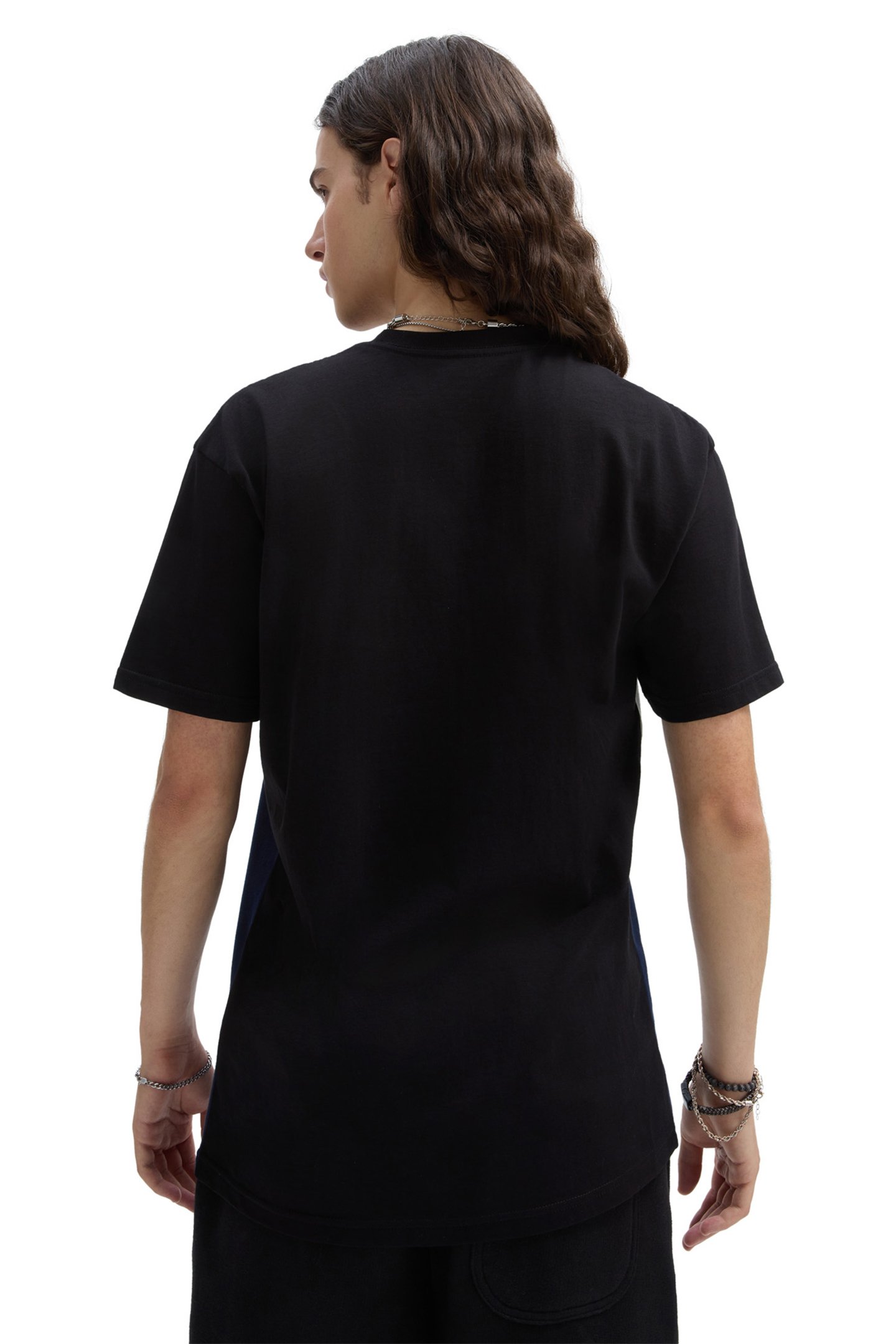 SIDESTRIPE BLOCK SS DRESS BLUES/BLACK 2