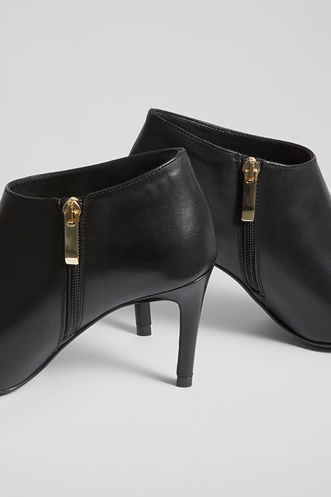 ELLE - POINTED SHOE LEATH BLACK 3