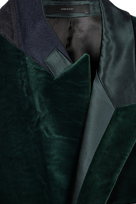 GENTS EVENING 1 BTN JACKET VERY DARK GREEN 3