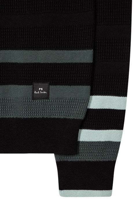 MENS SWEATER CREW NECK BLACK 8