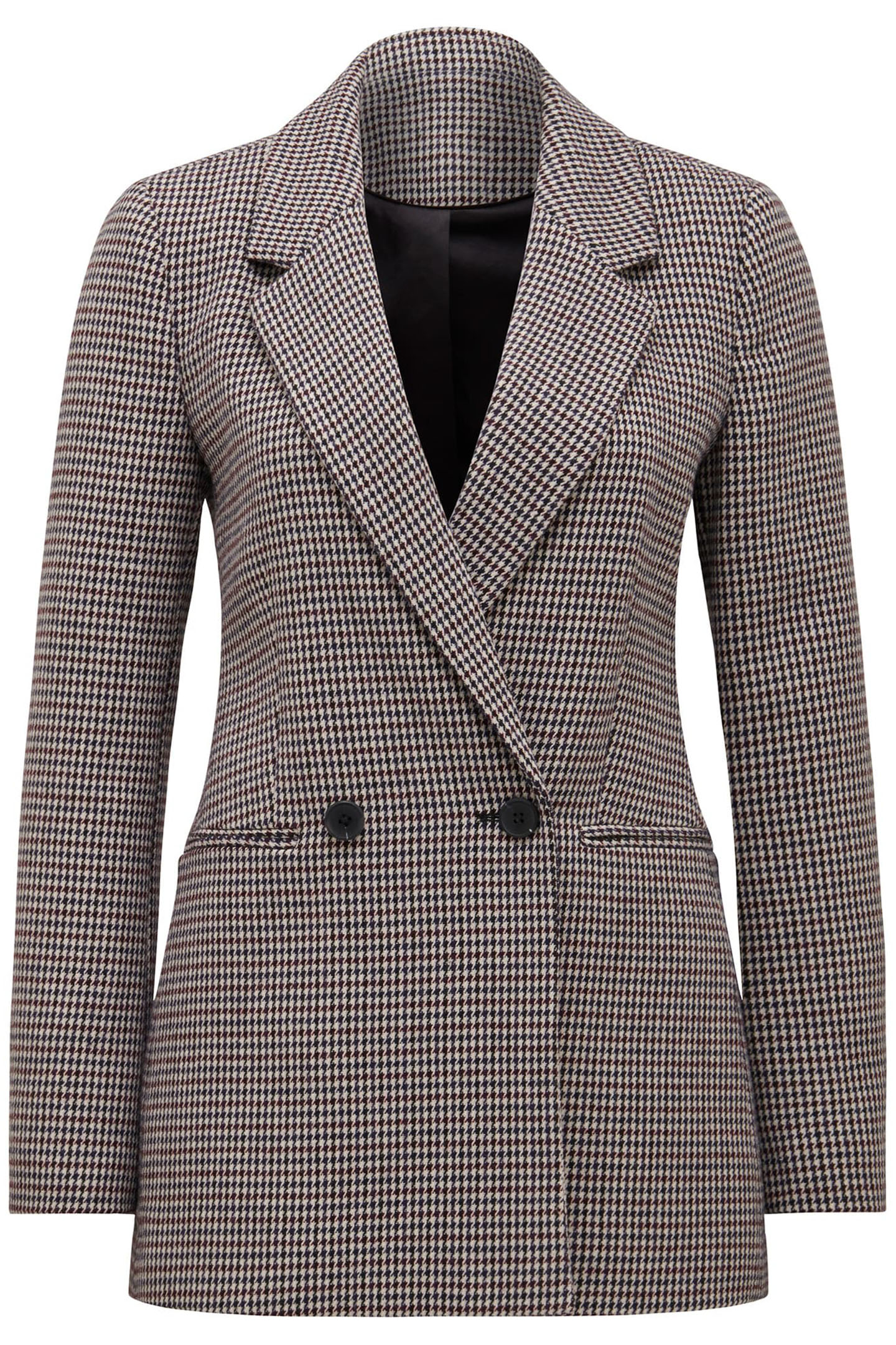 KATE DOUBLE BREASTED BLAZER NAVY/RED CHECK SUIT 4