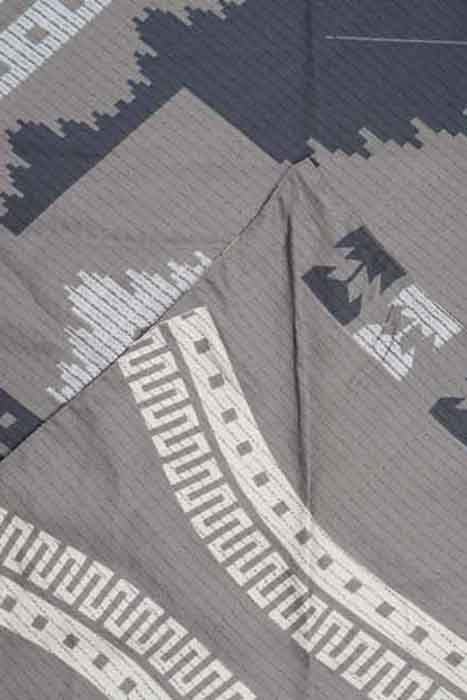 SILK SCARF ST. TROPEZ TAUPE ETHNIC TAUPE 1