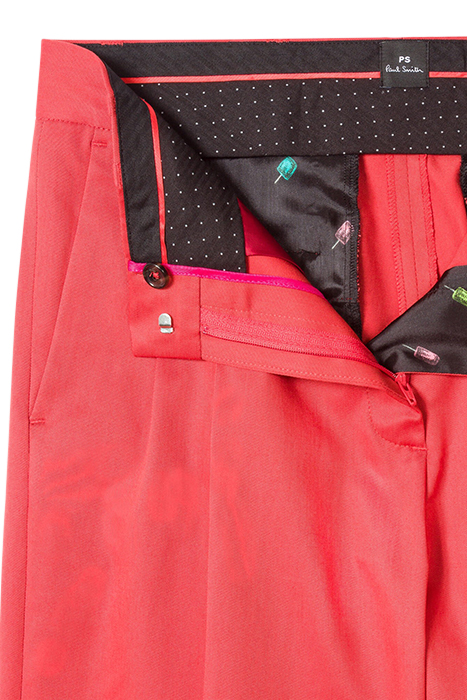 WOMENS TROUSERS CORAL RED 2
