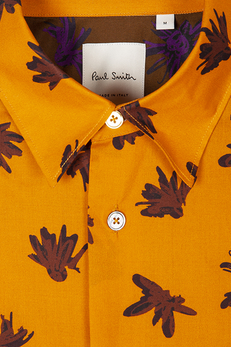 MENS S/C TAILORED FIT SHIRT ORANGE 2