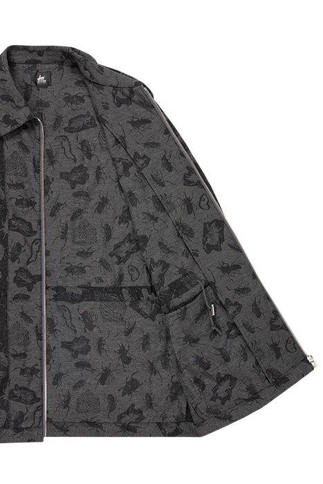 MENS ZIP THRU JACKET BLACK 5