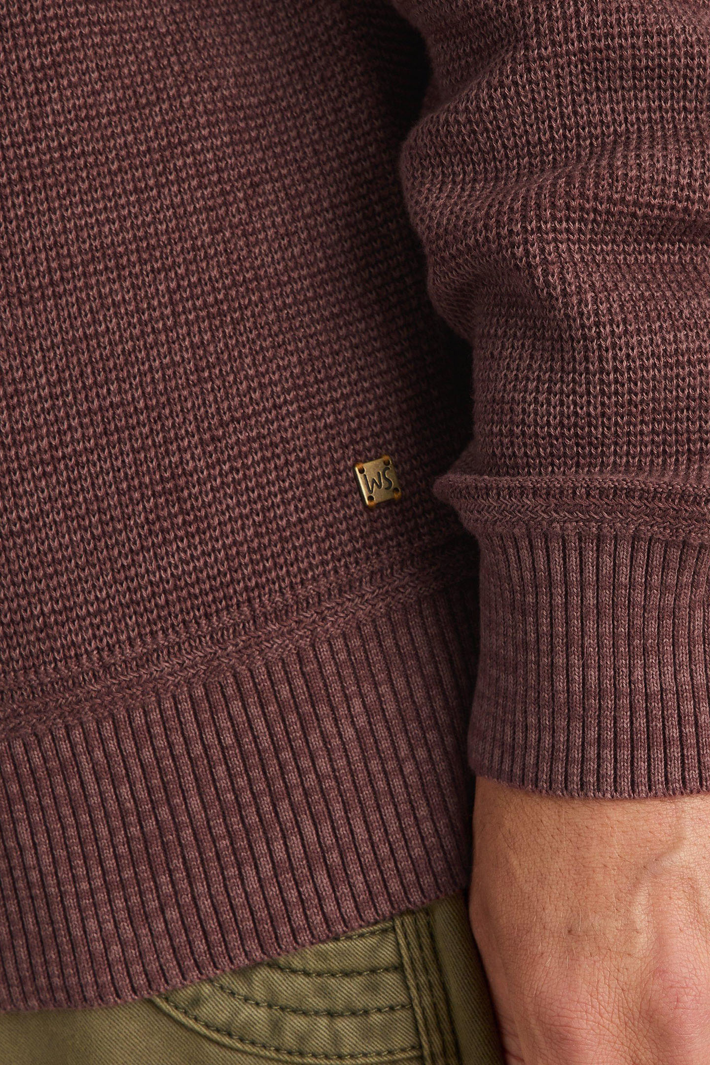 ATTADALE CREW NECK JUMPER DARK PINK 4