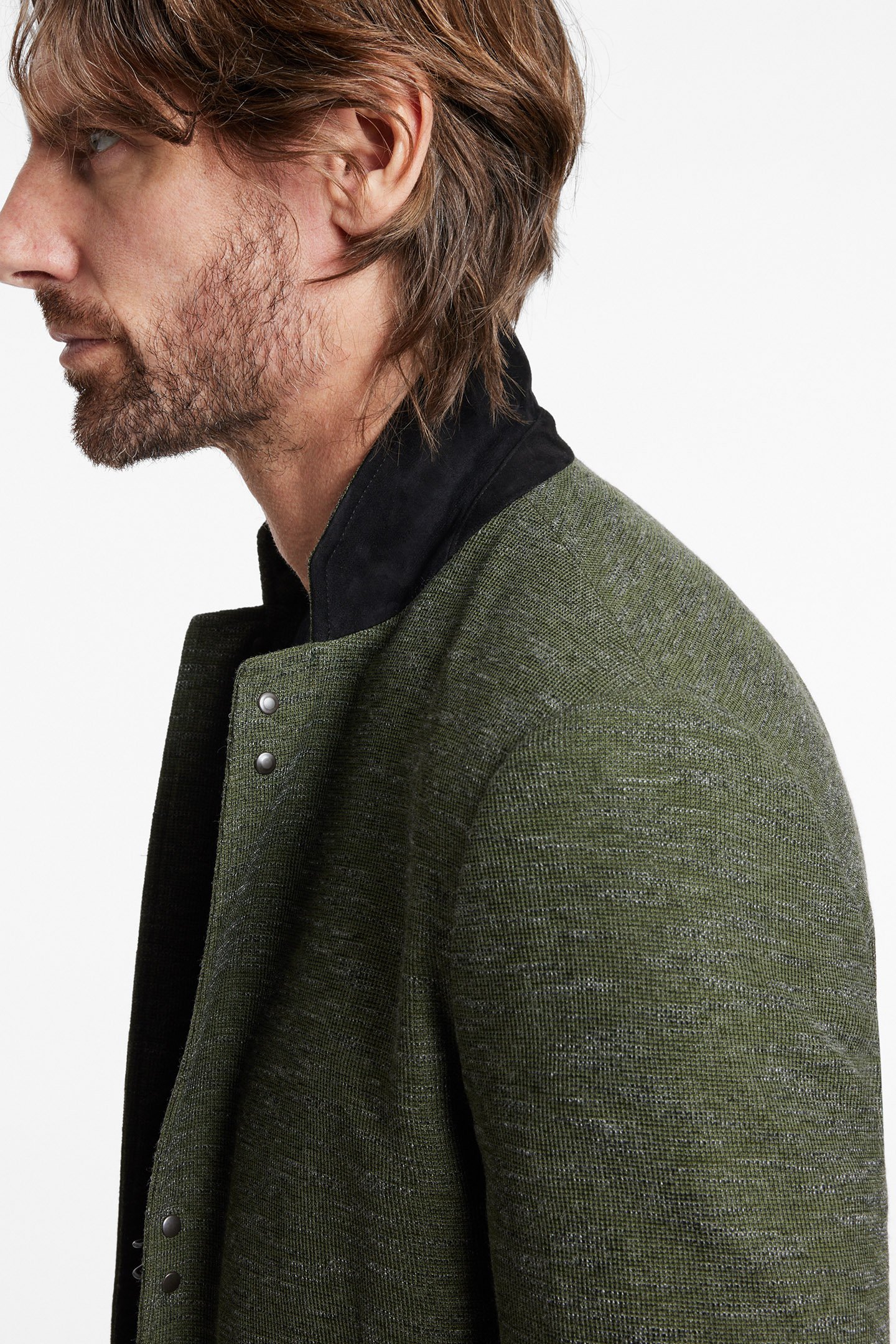 SLIM FIT NOTCH LAPEL JACKET AVOCADO 3