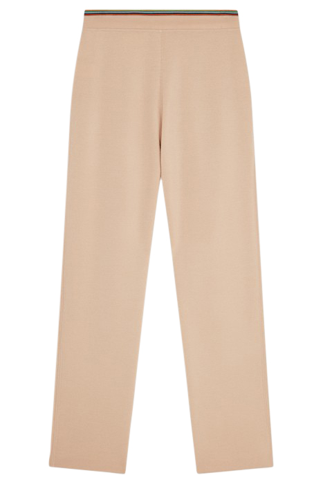 WOMENS KNITTED TROUSER LIGHT BEIGE 2