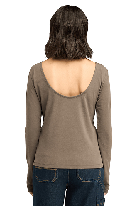 LONG-SLEEVE SLIM FIT TEE CHOCOLATE CHIP 2