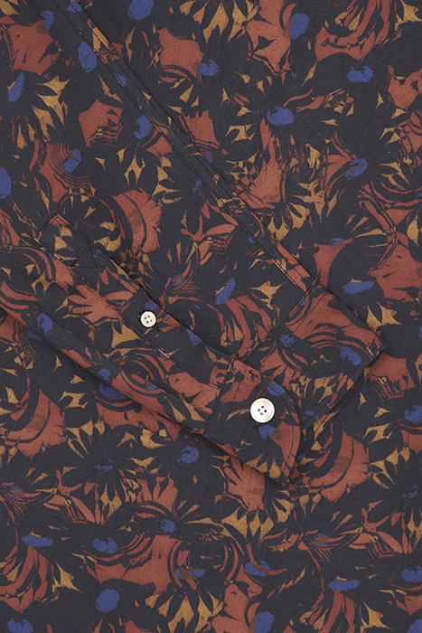 MENS LS REGULAR FIT SHIRT OCHRE YELLOW 9