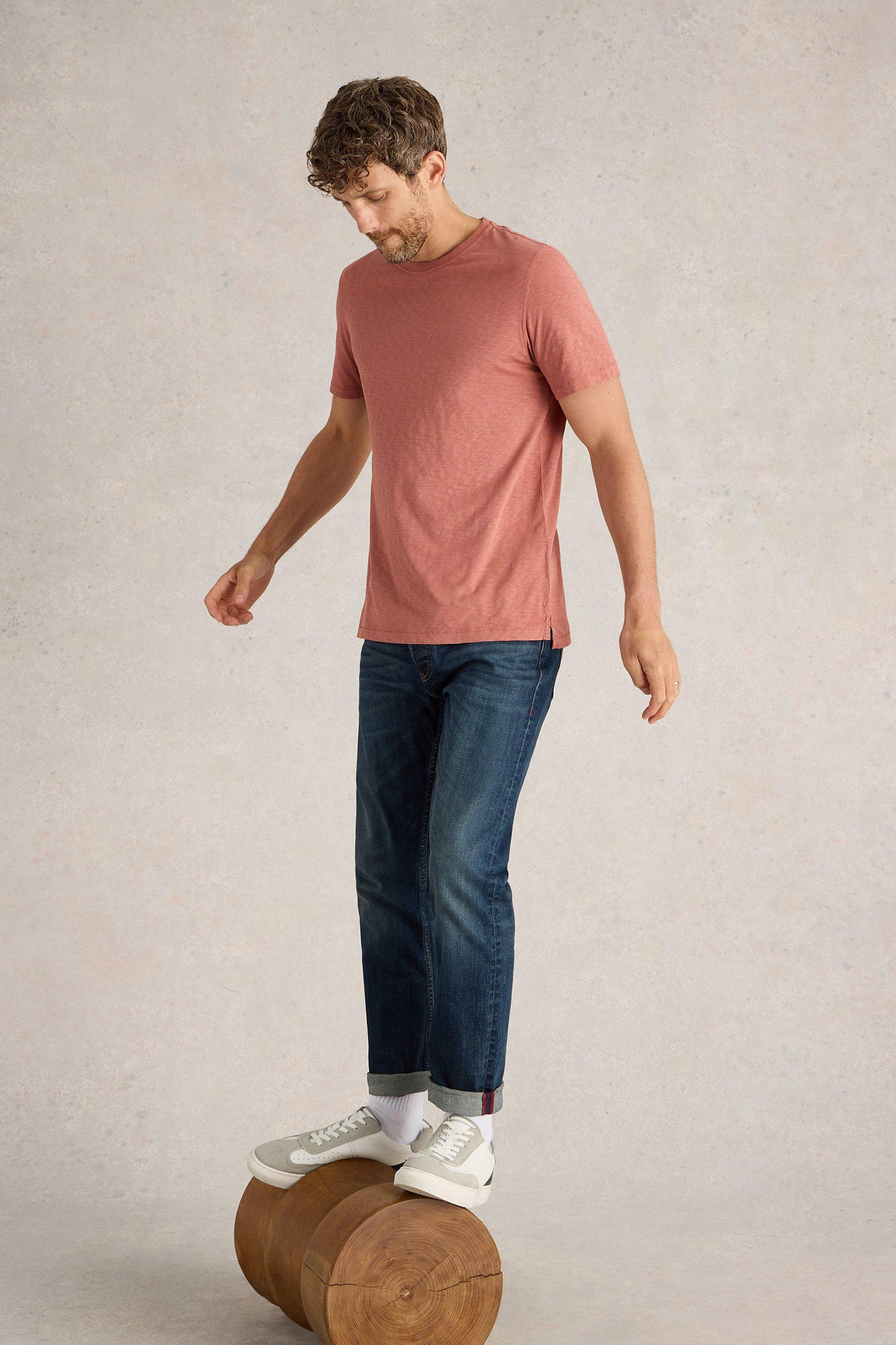 ABERSOCH SHORT SLEEVE TEE MID PINK 4