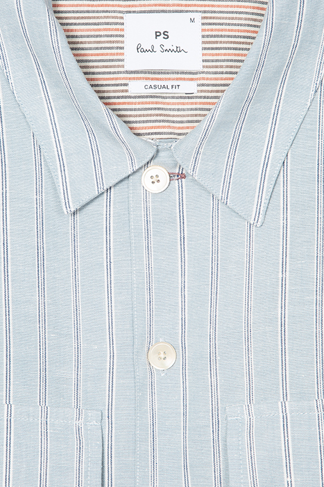 MENS SS CASUAL FIT SHIRT LIGHT BLUE 6