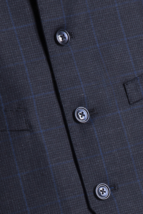 MB PUPPYTOOTH SUIT WAISTCOAT BLACK 3