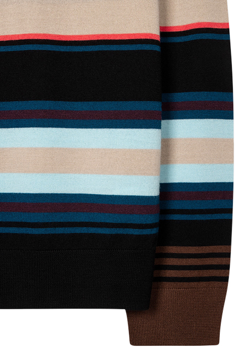 MENS SWEATER CREW NECK BLACK 4