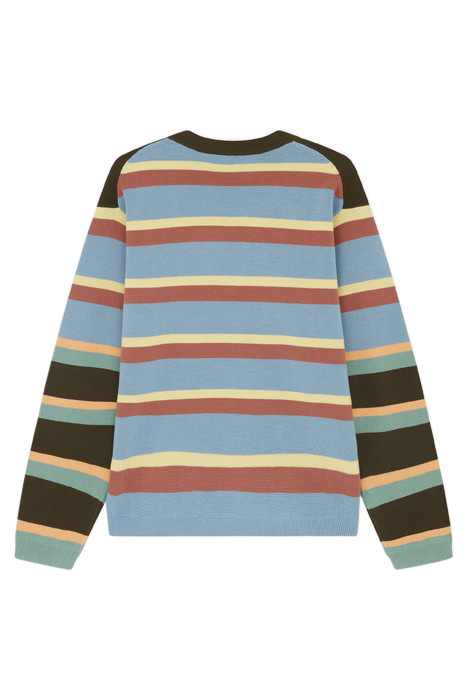 MENS SWEATER CREW NECK OLIVE GREEN 5