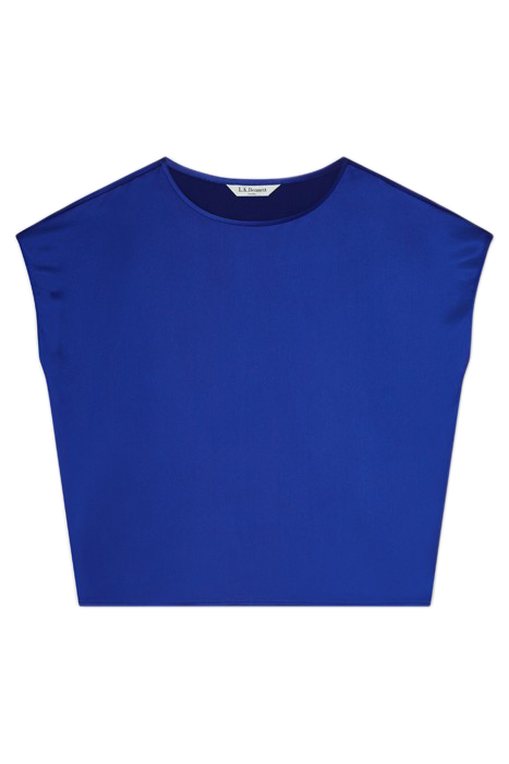 LENA SATIN BLOUS NAVY ULTRABLUE 3