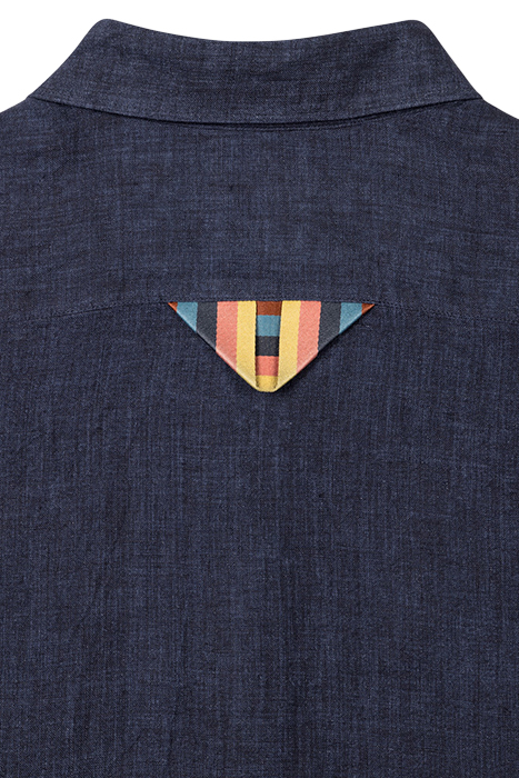 MENS S/C REGULAR FIT SHIRT INKY BLUE 2