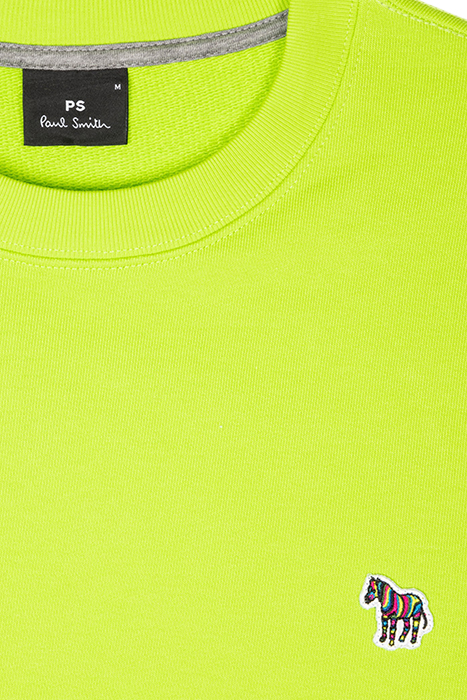 MENS REG FIT SWEATSHIRT ZEBRA GREEN 6