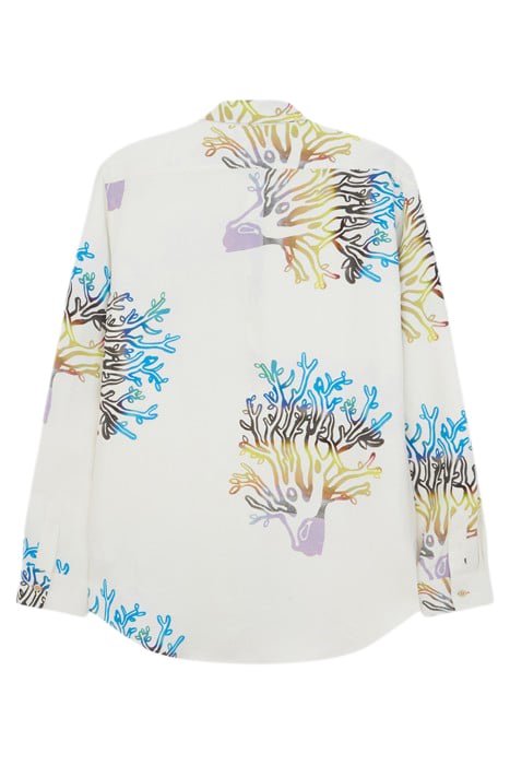 MENS S/C REGULAR FIT SHIRT OFF WHITE 2