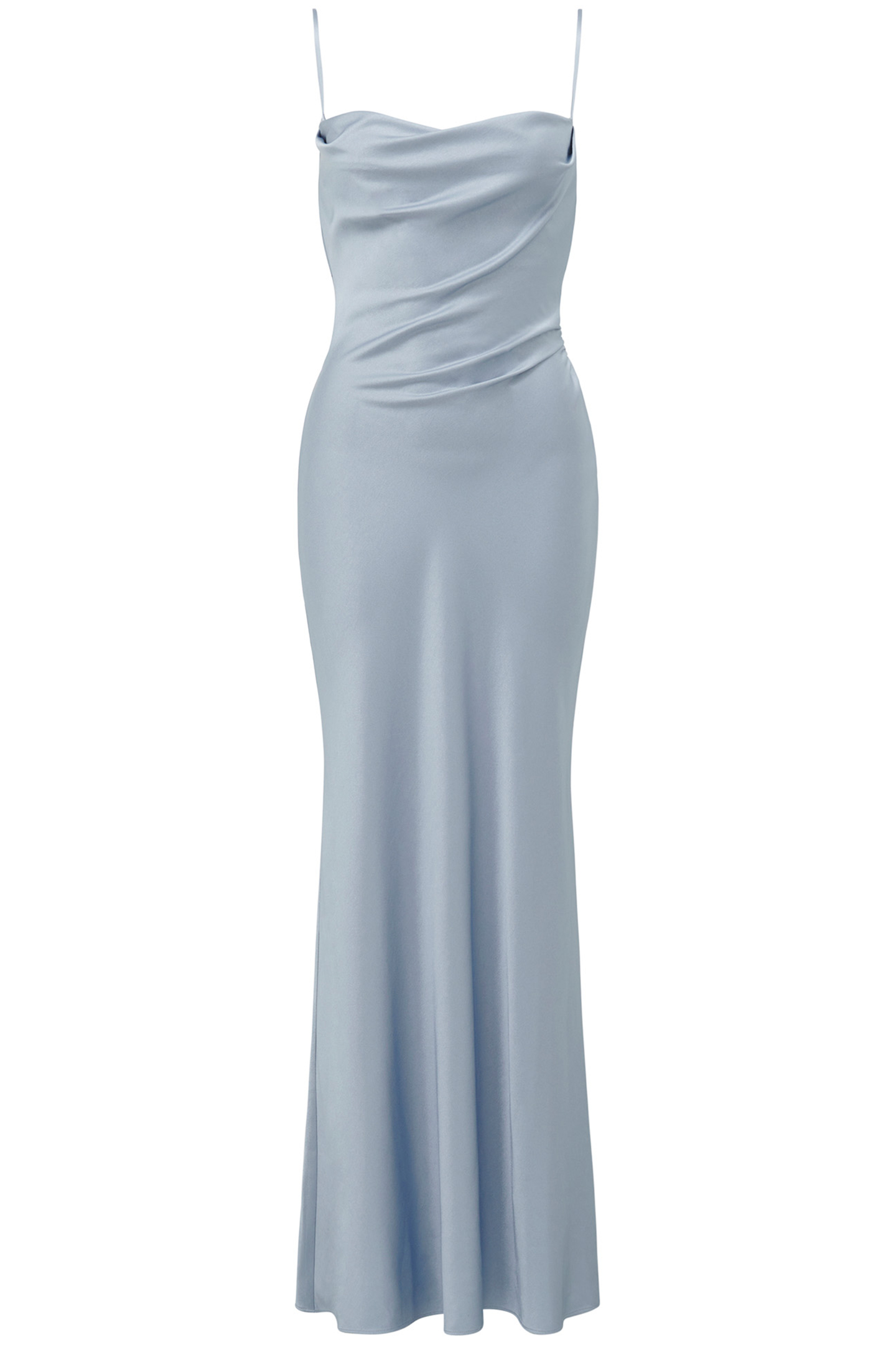 MIA SATIN MAXI DRESS ICE BLUE 3