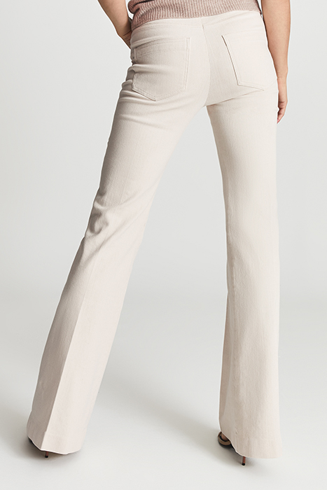 FLORENCE-FLARE TROUSER CREAM 1