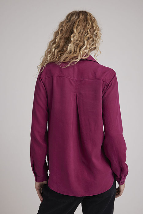 BUTTON DOWN SHIRT DARK MAGENTA 2