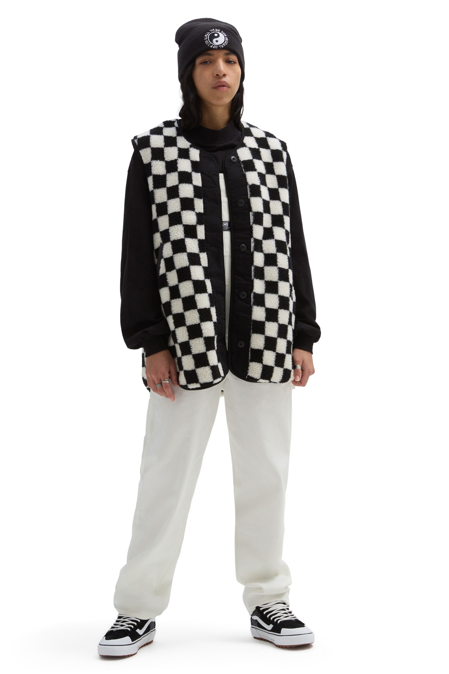 MASON REVERSIBLE VEST DIGITAL DEMENTIA BLACK 4