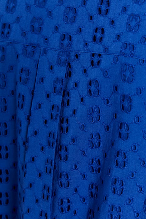 ELECTRIC BLUE EYELET EMBROIDERY DRESS 8