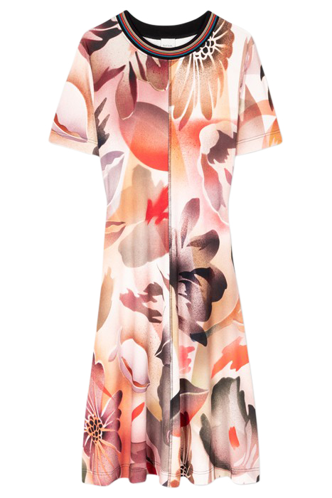 WOMENS DRESS CORAL RED 3