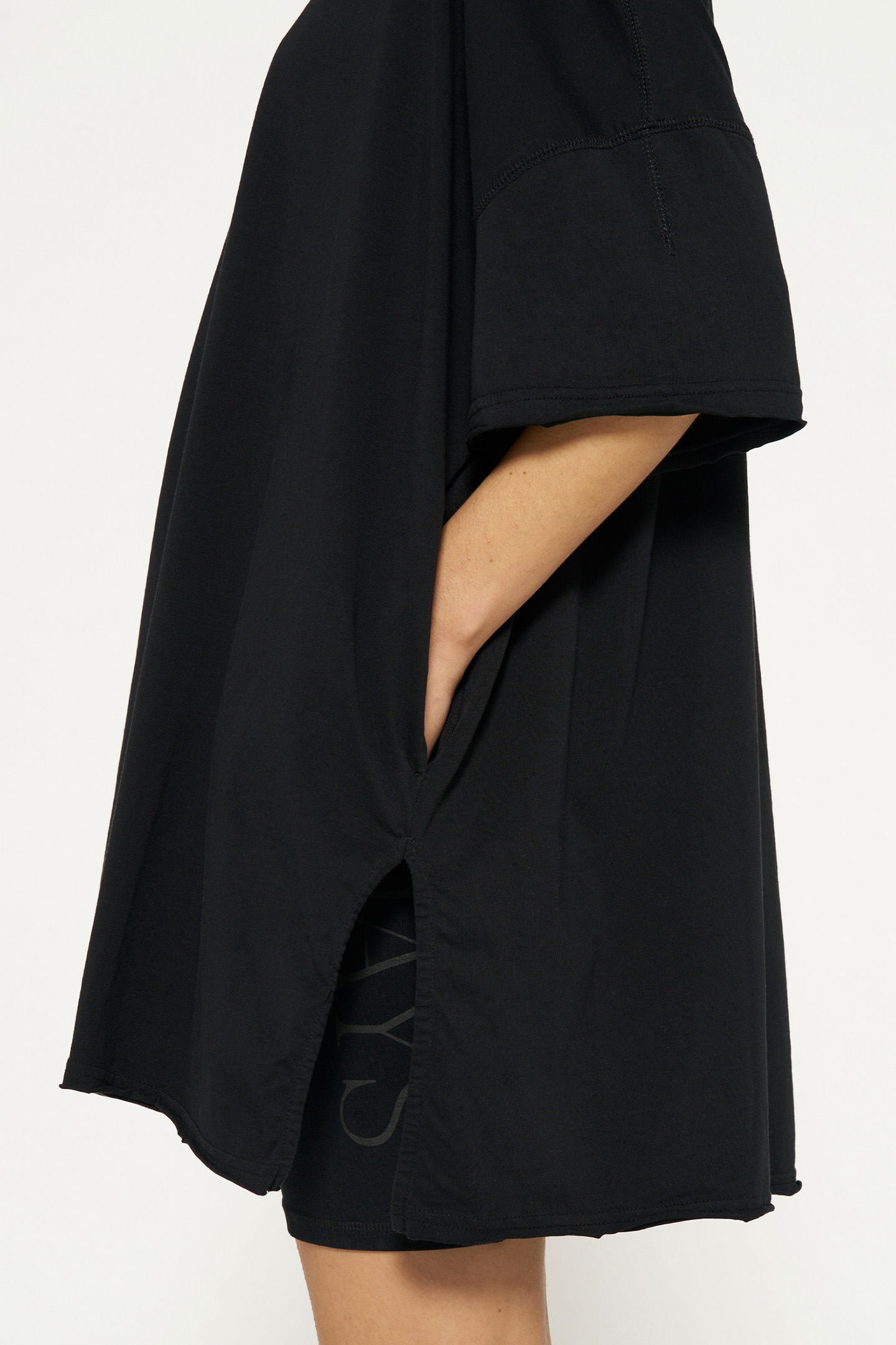 OVERSIZED TEE DRESS BLACK 5