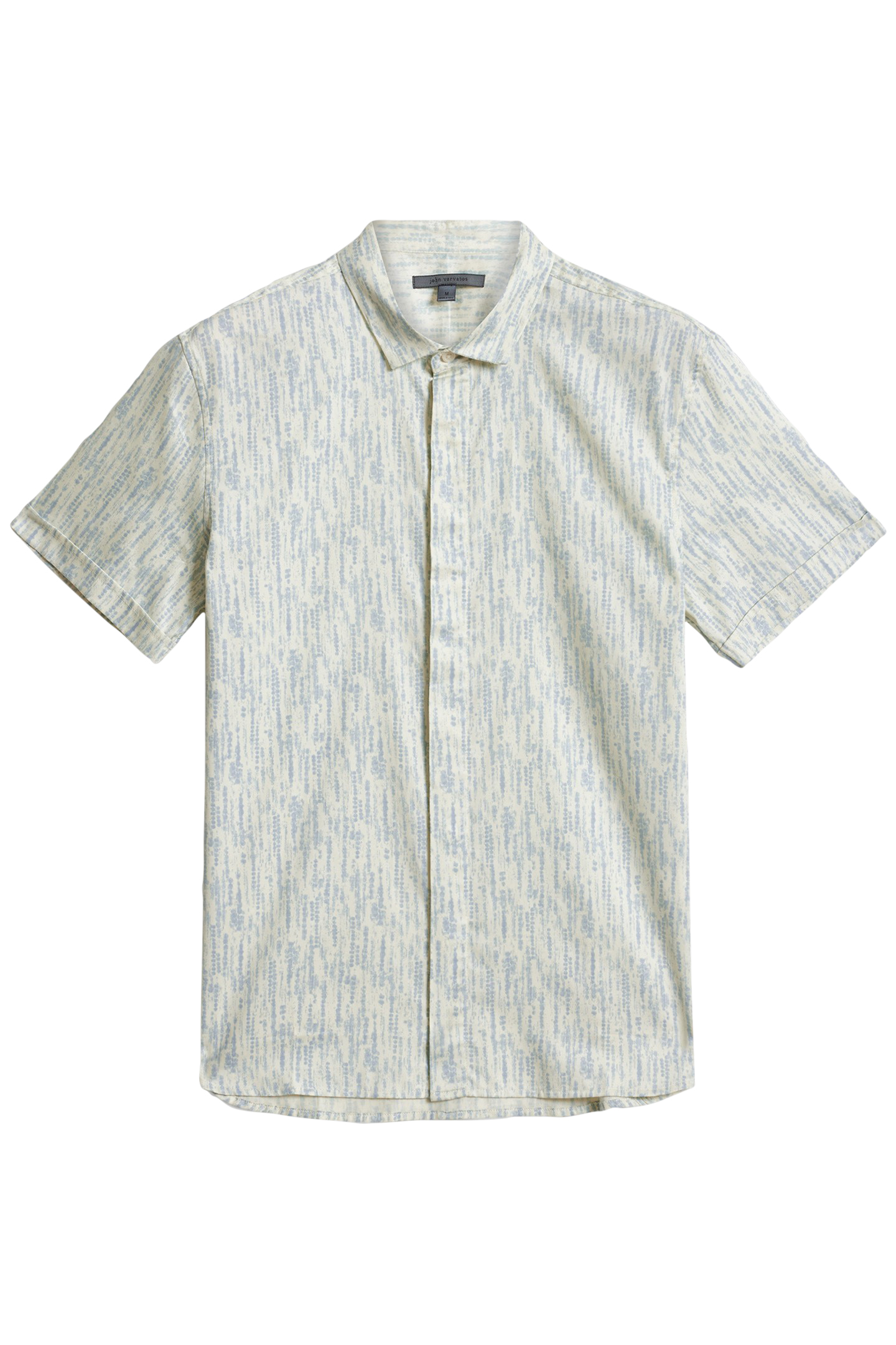 LOREN SLIM FIT SS SPORT SHIRT STEEL BLUE 2