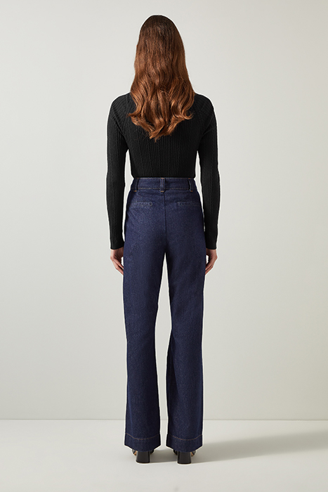 WEST CABLE KNITTED SWEATER BLACK 3