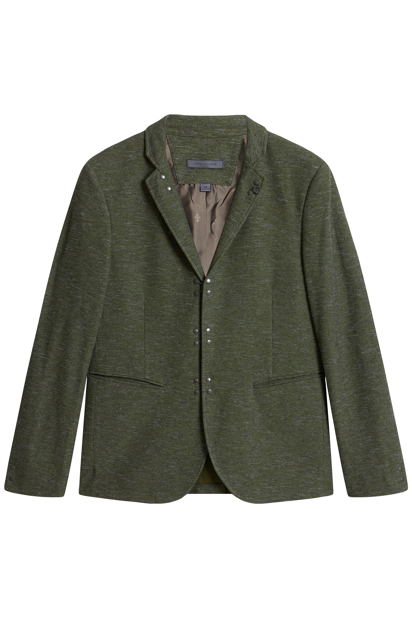 SLIM FIT NOTCH LAPEL JACKET AVOCADO 2