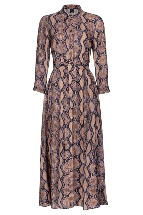 SUSHI DRESS MULT. BROWN/LILAC 2