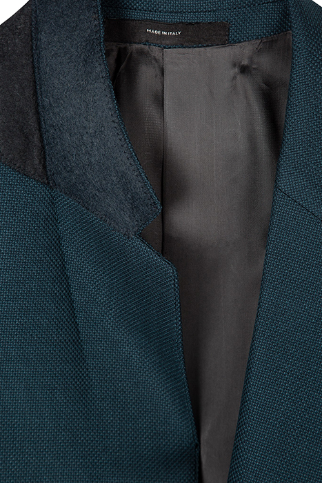 GENTS SLIM FIT 2 BTN JACKET BOTTLE GREEN 8